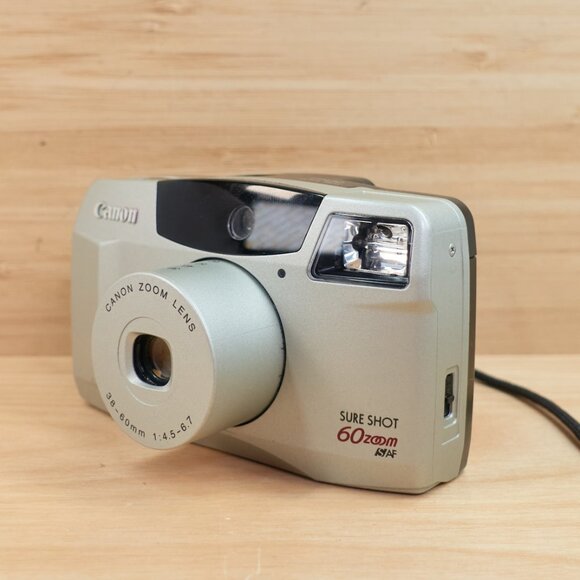 Canon Sure Shot 60 Zoom / 35mm Point and Shoot Film Camera / Tested - Picture 5 of 8